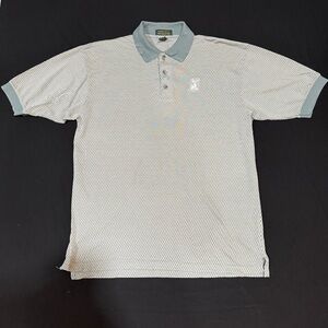 Classic‎ Men's Size XL Polo Vintage Shirt in Green with Deer